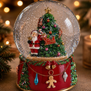 EDG Enzo De Gasperi | Carillon Sfera Natalizia con Babbo Natale