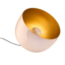 L'Oca Nera | Lampada Grande in Metallo con Interno Dorato