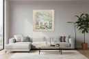 L'Oca Nera | Quadro 100x100 con cornice