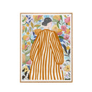 L'Oca Nera Quadro 60x80 cm con cornice champagne
