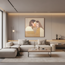 L'Oca Nera | Quadro 100x100 cm. con cornice