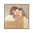 L'Oca Nera | Quadro 100x100 cm. con cornice