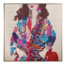 L'Oca Nera | Quadro 100x100 cm con cornice