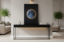 L'Oca Nera | Quadro con cornice e Led 80x120 cm.