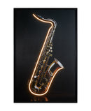 L'Oca Nera | Quadro con cornice e Led 80x120 cm.