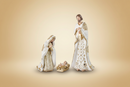 L'Oca Nera | Presepe Bianco & Oro