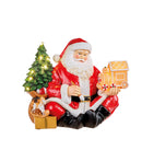L'Oca Nera | Babbo Natale Decorazione Natalizia con luce Led