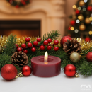 EDG Enzo De Gasperi | Candela a LED con Glitter set 2pz Natale 2025