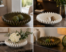 EDG Enzo De Gasperi | Piatto decorativo Raggiera rotondo in ceramica