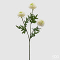 EDG Enzo De Gasperi | Fiore Artificiale Dalia con Ramo – 3 Boccioli