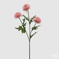 EDG Enzo De Gasperi | Fiore Artificiale Dalia con Ramo – 3 Boccioli