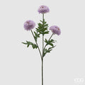 EDG Enzo De Gasperi | Fiore Artificiale Dalia con Ramo – 3 Boccioli