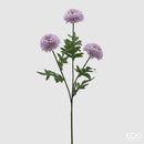 EDG Enzo De Gasperi | Fiore Artificiale Dalia con Ramo – 3 Boccioli