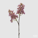 EDG Enzo De Gasperi | Fiore Artificiale Lillà con Ramo H 68 cm.