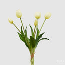 EDG Enzo De Gasperi | Bouquet di Tulipani Artificiali in Gomma – 5 Boccioli