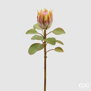 EDG Enzo De Gasperi | Fiore Artificiale Protea Olis con Ramo e 8 Foglie