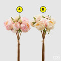 EDG Enzo De Gasperi | Bouquet Fiori Artificiali Peonia Olis – 9 Boccioli