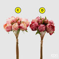 EDG Enzo De Gasperi | Bouquet Fiori Artificiali Peonia Olis – 9 Boccioli