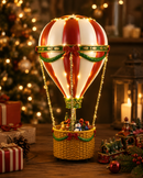 Timstor | Mongolfiera di Babbo Natale animata con Luci Led
