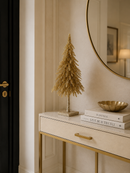 EDG Enzo De Gasperi | Decorazione Pino Glitter con Base