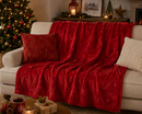 Kaemingk | Coperta Natalizia con Decorazioni in Rilievo