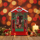 Decoro da appoggio Waterball Led Casa di Babbo Natale che gira con acqua Natale 2025 Timstor