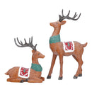 Timstor | Decoro Cervo Multicolor in Poly – Natale 2025
