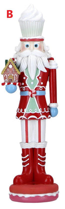 Decoro Schiaccianoci Candy Cake Poly H. 32 cm. Natale 2025 Timtsor