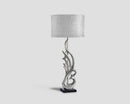 Lampada da tavolo in resina Dialma Brown