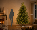 Kaemingk | Albero di Natale Grandis Fir Twinkle con 5200 LED - H. 240 cm Luce Bianca Calda
