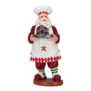 Timstor Babbo Natale Cuoco con Torta in Poliresina 🎄 Natale 2025
