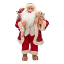 Timstor Babbo Natale con Orsacchiotto e Doni  in velluto Rosso e Oro 🎄 Natale 2025