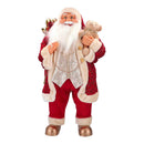 Timstor Babbo Natale con Orsacchiotto e Doni  in velluto Rosso e Oro 🎄 Natale 2025