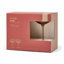 Here's How | Set 2 Pz Bicchiere "The Lou Coupe" in vetro