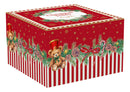 Easy Life | Portagioie Tondo Ø 10 cm con coperchio in porcellana Christmas Teddy