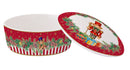 Easy Life | Portagioie Tondo Ø 10 cm con coperchio in porcellana Christmas Teddy