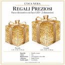 L’Oca Nera | Regali Preziosi – Pacco Decorativo con Luce LED - 2 Dimensioni