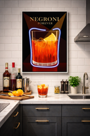 Palais Royal – Lamart | Quadro Negroni con Cornice 60x80 cm con LED 💡
