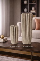 L'Oca Nera | Vaso Decorativo Texture Sabbia