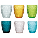Set 6 pz. Bicchieri Corinto in vetro  Fade Maison