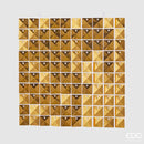 Enzo De Gasperi Tenda Glitter Spicchi Quadrato 30x30cm Natale 2025
