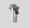 Rosenthal | Vaso Asym in porcellana smaltato bianco