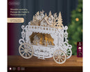 Kaemingk | Villaggio Natalizio Carrozza LED in Legno con Musica