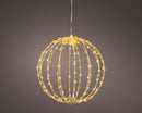Kaemingk | Decorazione Sfera con Micro LED 192 – Effetto Flash e Luce Calda