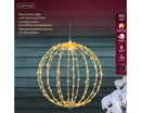 Kaemingk | Decorazione Sfera con Micro LED 192 – Effetto Flash e Luce Calda
