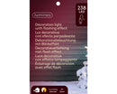 Kaemingk | Decorazione Stella Luminosa con Micro LED 238 – Effetto Flash e Luce Calda