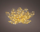 Kaemingk | Decorazione Fiore Luminoso con Micro LED – Effetto Flash e Luce Calda
