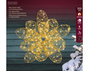 Kaemingk | Decorazione Fiore Luminoso con Micro LED – Effetto Flash e Luce Calda
