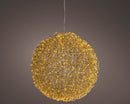 Kaemingk | Sfera Decorativa con Micro LED – Effetto Flash e Luce Calda da esterno