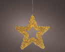 Kaemingk | Stella Decorativa con Micro LED – Effetto Flash e Luce Calda da esterno